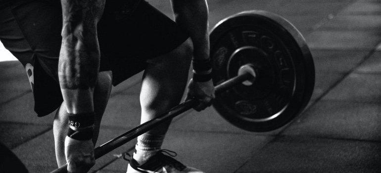 lifting a weight