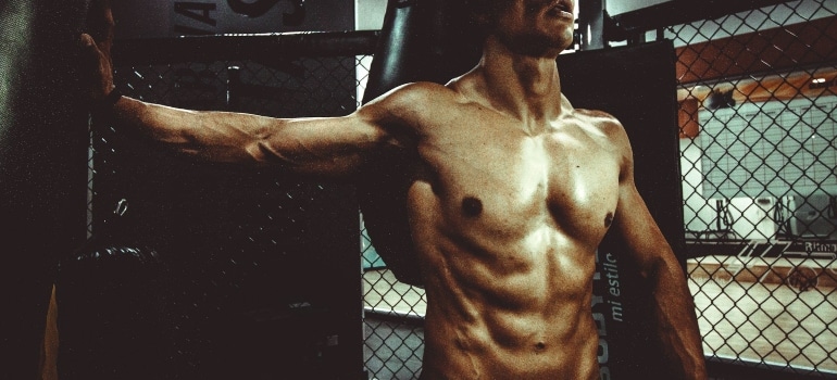 a man working out