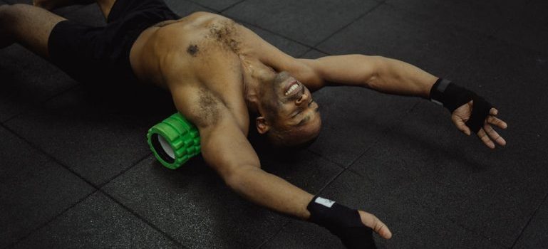 man exercising