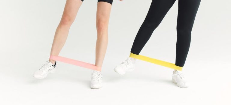 two women exercising