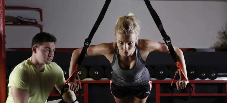 woman doing exercise