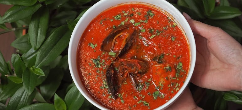 a tomato soup