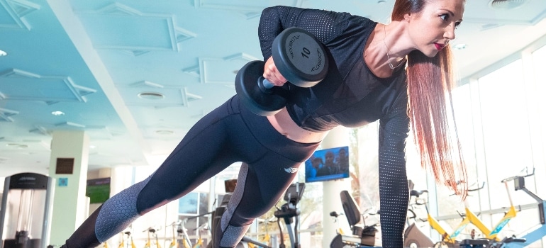 a girl doing the best types of exercise for every age group